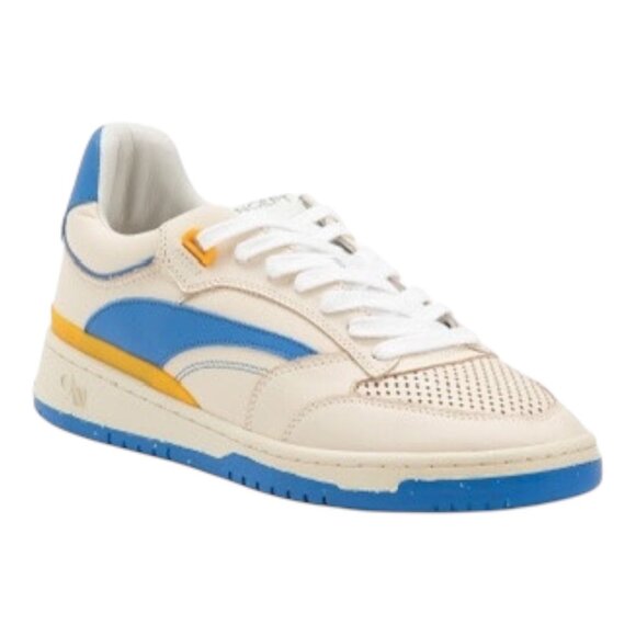 Women's ONCEPT Leather Preston Sneakers unisex size various white & blue yellow - Picture 1 of 2